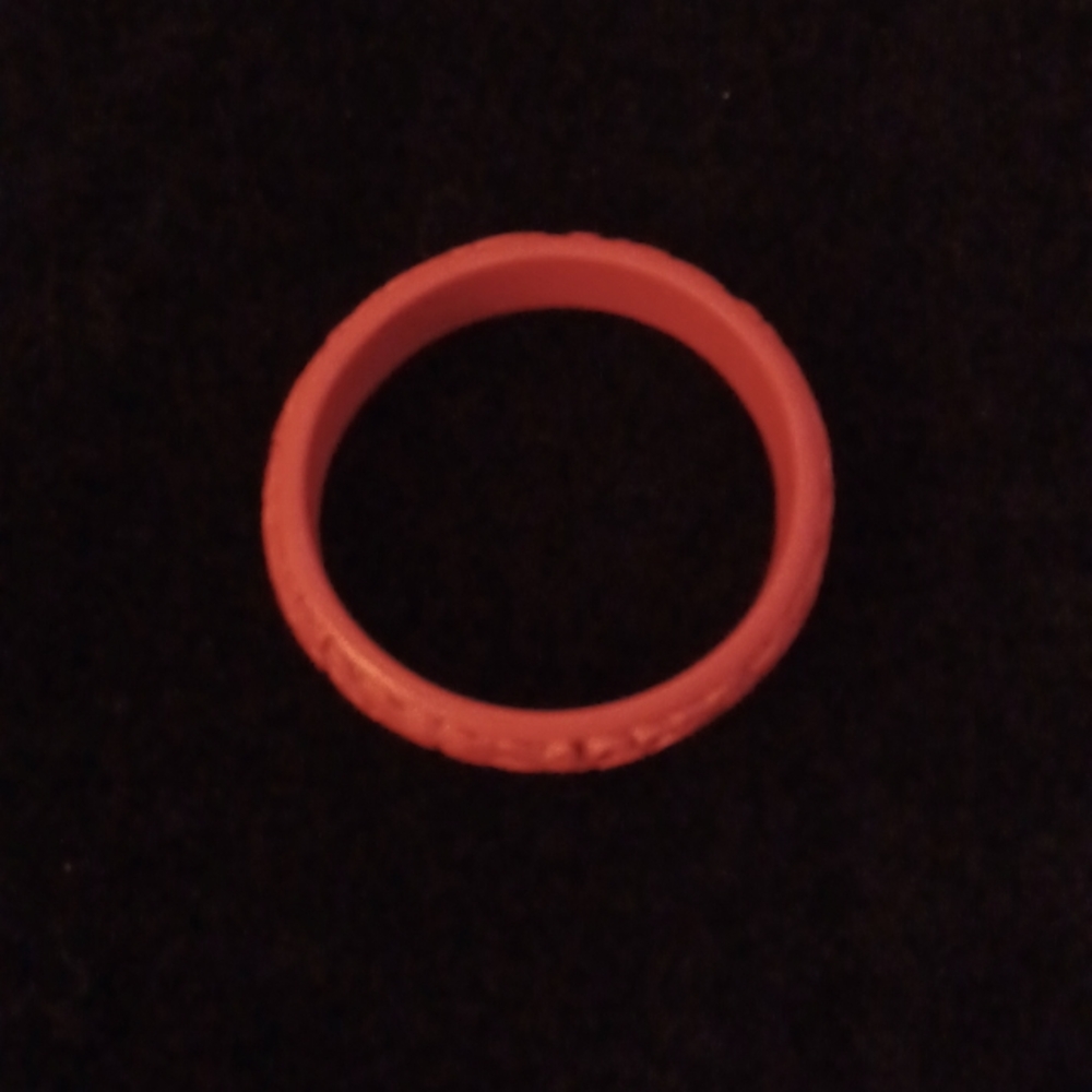 Red Slip on Cuff Bracelet